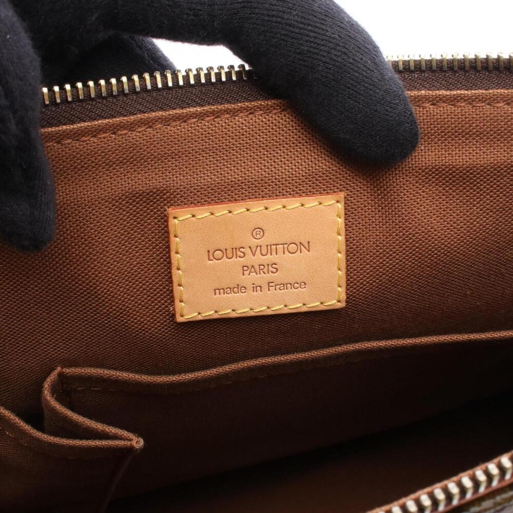 LOUIS VUITTON Brown Monogram Leather Tote Bag - Picture 4 of 8